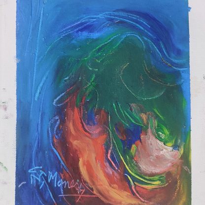 Picturi în ulei pe pânză 15 x 17 cm - iunie 2024 - Set 6 - pictură în ulei pe pânză, Monea Teofil