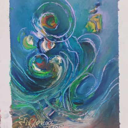 Picturi în ulei pe pânză 15 x 17 cm - iunie 2024 - Set 6 - pictură în ulei pe pânză, Monea Teofil