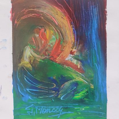 Picturi în ulei pe pânză 15 x 17 cm - iunie 2024 - Set 6 - pictură în ulei pe pânză, Monea Teofil