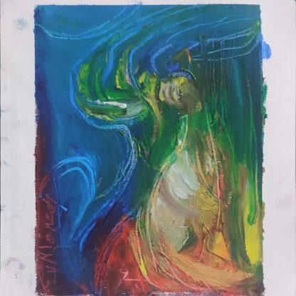 Picturi în ulei pe pânză 15 x 17 cm - iunie 2024 - Set 6 - pictură în ulei pe pânză, Monea Teofil
