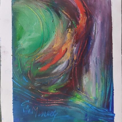 Picturi în ulei pe pânză 15 x 17 cm - iunie 2024 - Set 6 - pictură în ulei pe pânză, Monea Teofil