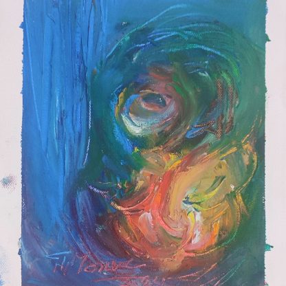 Picturi în ulei pe pânză 15 x 17 cm - iunie 2024 - Set 6 - pictură în ulei pe pânză, Monea Teofil