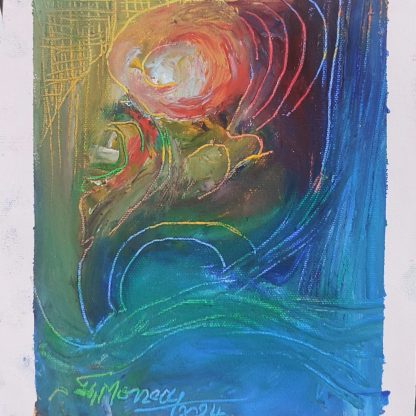 Picturi în ulei pe pânză 15 x 17 cm - iunie 2024 - Set 6 - pictură în ulei pe pânză, Monea Teofil