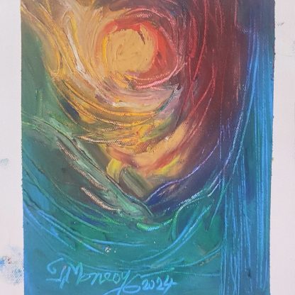 Picturi în ulei pe pânză 15 x 17 cm - iunie 2024 - Set 6 - pictură în ulei pe pânză, Monea Teofil