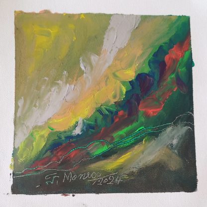 Picturi în ulei pe pânză 15 x 15-17 cm - iunie 2024 - Set 7 - pictură în ulei pe pânză, Monea Teofil