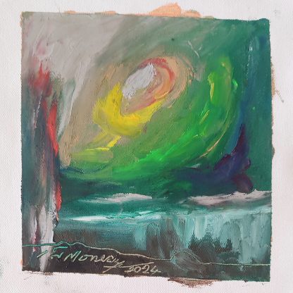 Picturi în ulei pe pânză 15 x 15-17 cm - iunie 2024 - Set 7 - pictură în ulei pe pânză, Monea Teofil