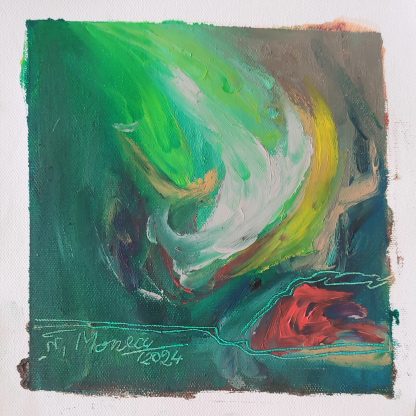 Picturi în ulei pe pânză 15 x 15-17 cm - iunie 2024 - Set 7 - pictură în ulei pe pânză, Monea Teofil