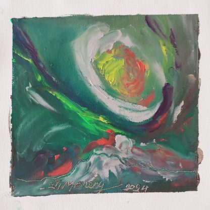 Picturi în ulei pe pânză 15 x 15-17 cm - iunie 2024 - Set 7 - pictură în ulei pe pânză, Monea Teofil