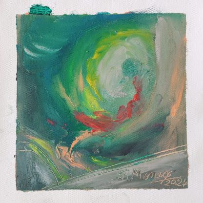 Picturi în ulei pe pânză 15 x 15-17 cm - iunie 2024 - Set 7 - pictură în ulei pe pânză, Monea Teofil