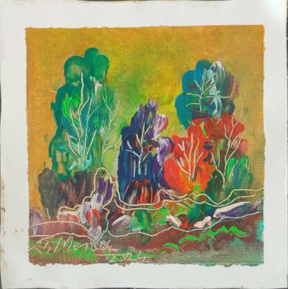 Picturi în ulei pe pânză 15 x 15/17 cm - iunie 2024 - Set 8 - pictură în ulei pe pânză, Monea Teofil