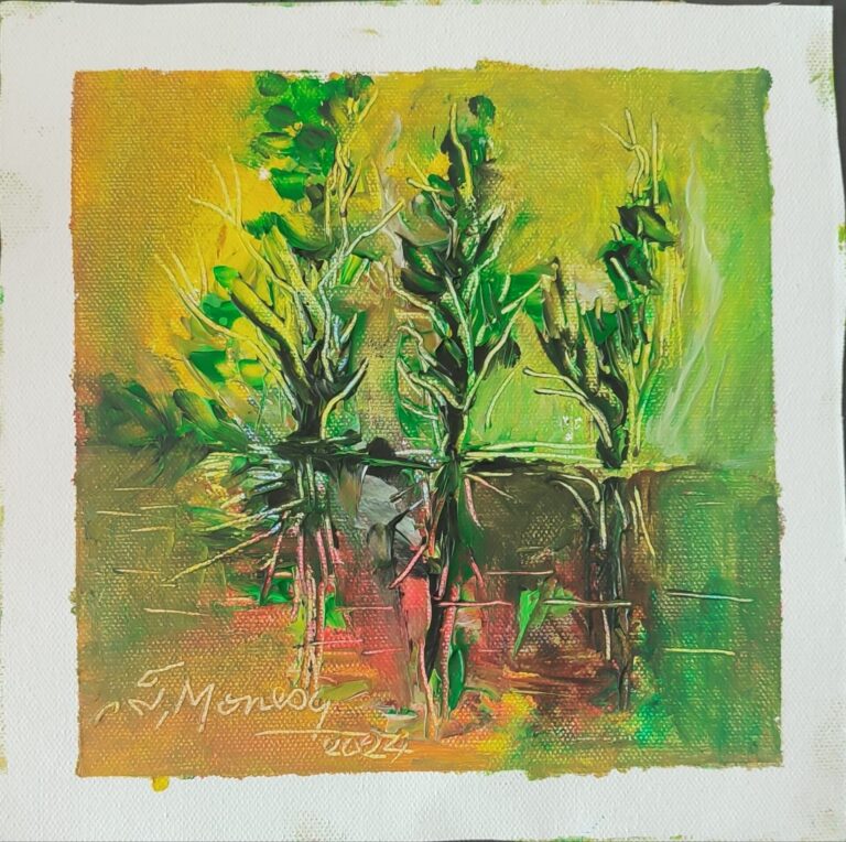 IMG_20240622_091428 Picturi în ulei pe pânză 15 x 15/17 cm - iunie 2024 - Set 8 - pictură în ulei pe pânză, Monea Teofil