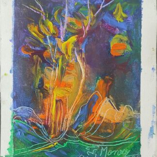 Picturi în ulei pe pânză 15 x 15/17 cm - iunie 2024 - Set 8 - pictură în ulei pe pânză, Monea Teofil