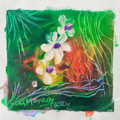 Picturi în ulei pe pânză 15 x 15 cm - iunie 2024 - Set 9 - pictură în ulei pe pânză, Monea Teofil
