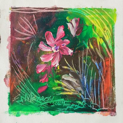 Picturi în ulei pe pânză 15 x 15 cm - iunie 2024 - Set 9 - pictură în ulei pe pânză, Monea Teofil