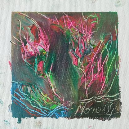 Picturi în ulei pe pânză 15 x 15 cm - iunie 2024 - Set 10 - pictură în ulei pe pânză, Monea Teofil