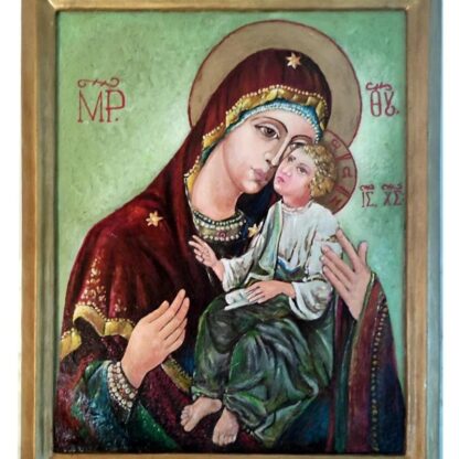 Icoană" - pictură în ulei pe pânză, Monea Teofil