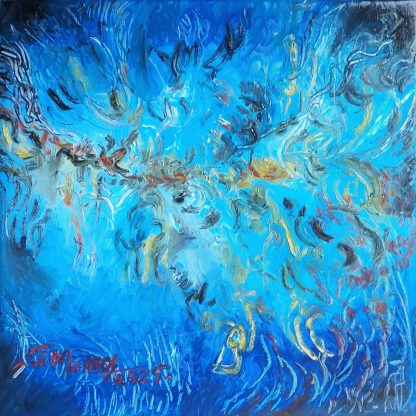 Inima oceanului" - pictură în ulei pe pânză, Monea Teofil