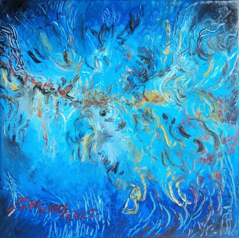 pictura2 Inima oceanului" - pictură în ulei pe pânză, Monea Teofil