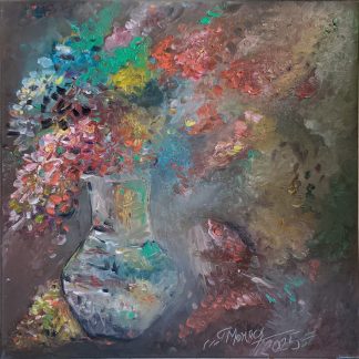 "Trecerea frumosului" - Pictură în ulei pe pânză