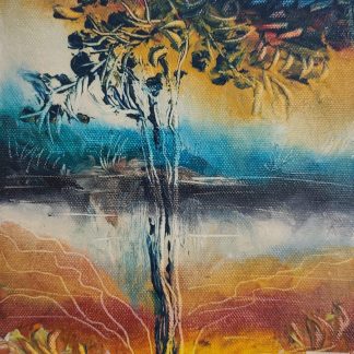 Pictură 1 în ulei pe pânză (20 cm x 16 cm)