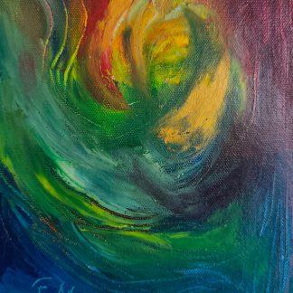 Pictură 7 în ulei pe pânză (20 cm x 16 cm)