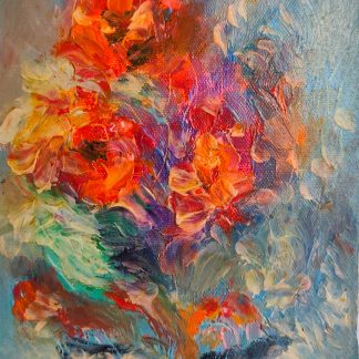 Pictură 8 în ulei pe pânză (20 cm x 16 cm)