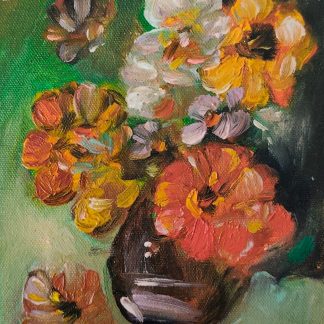 Pictură 10 în ulei pe pânză (20 cm x 16 cm)