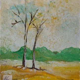Pictura 16 în ulei pe pânză (20 cm x 16 cm)