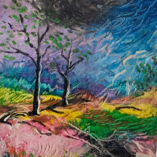 Pictura 18 în ulei pe pânză (20 cm x 16 cm)