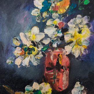 Pictura 21 în ulei pe pânză (20 cm x 16 cm)