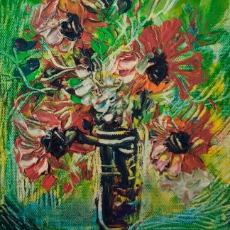 Pictura 22 în ulei pe pânză (20 cm x 16 cm)