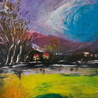 Pictura 25 în ulei pe pânză (20 cm x 16 cm)