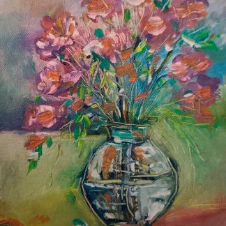 Pictura 30 în ulei pe pânză (20 cm x 16 cm)