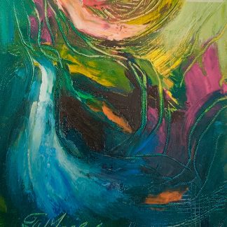 Pictura 35 în ulei pe pânză (20 cm x 16 cm)