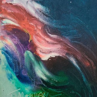 Pictura 36 în ulei pe pânză (20 cm x 16 cm)