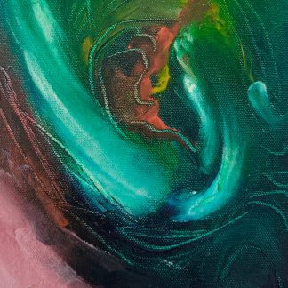 Pictura 37 în ulei pe pânză (20 cm x 16 cm)