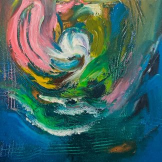 Pictura 41 în ulei pe pânză (20 cm x 16 cm)