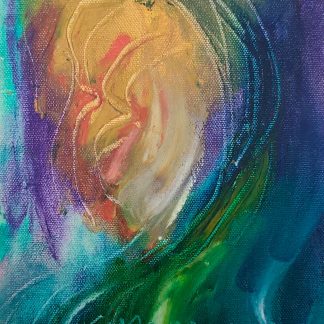 Pictura 51 în ulei pe pânză (20 cm x 16 cm)