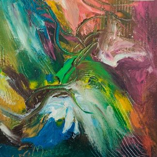 Pictura 52 în ulei pe pânză (20 cm x 16 cm)