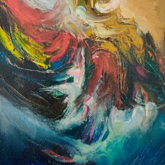 Pictura 57 în ulei pe pânză (20 cm x 16 cm)