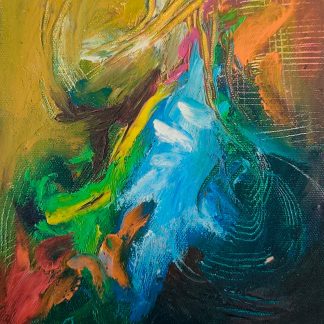 Pictura 60 în ulei pe pânză (20 cm x 16 cm)