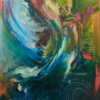 Pictura 63 în ulei pe pânză (20 cm x 16 cm)