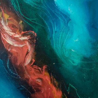 Pictura 64 în ulei pe pânză (20 cm x 16 cm)