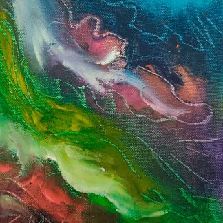 Pictura 65 în ulei pe pânză (20 cm x 16 cm)