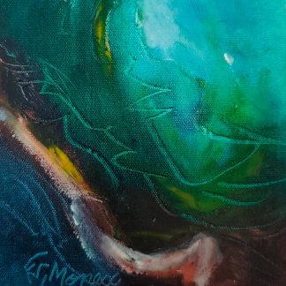 Pictura 67 în ulei pe pânză (20 cm x 16 cm)