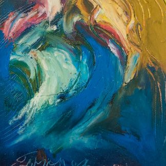 Pictura 71 în ulei pe pânză (20 cm x 16 cm)