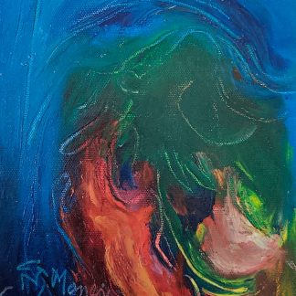 Pictura 72 în ulei pe pânză (20 cm x 16 cm)