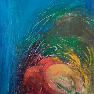 Pictura 74 în ulei pe pânză (20 cm x 16 cm)