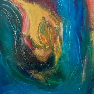 Pictura 76 în ulei pe pânză (20 cm x 16 cm)