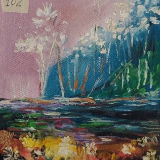Pictura 102 în ulei pe pânză (dimensiune mică)